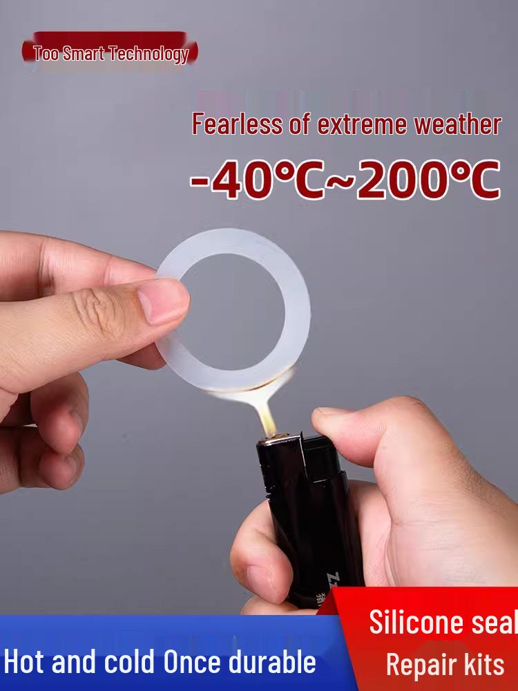 High-Temperature Resistant Silicone Gasket Washer, 46-1 Inch Flat O-Ring Seal for Faucet, Shower, Water Meter, Hose Accessories
