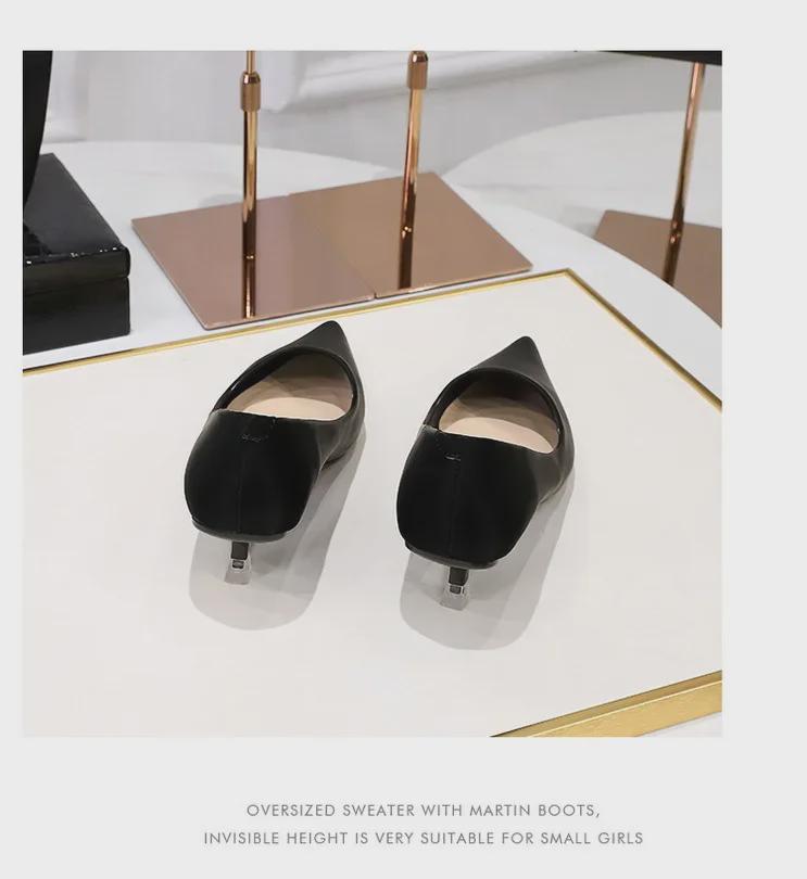 European & American Style Mid-Heel Stiletto Pumps - Sexy, Elegant, Pointed Toe, Shallow Mouth, Spring Fashion for Women