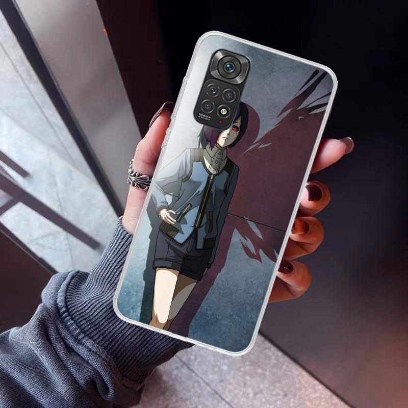 G-Ghoul Tokyo Touka Kirishima Phone Case For Xiaomi Redmi Note 10 11 12 13 14 15 Pro Plus 11S 12S 14S 11T 11E 10S Soft TPU Back