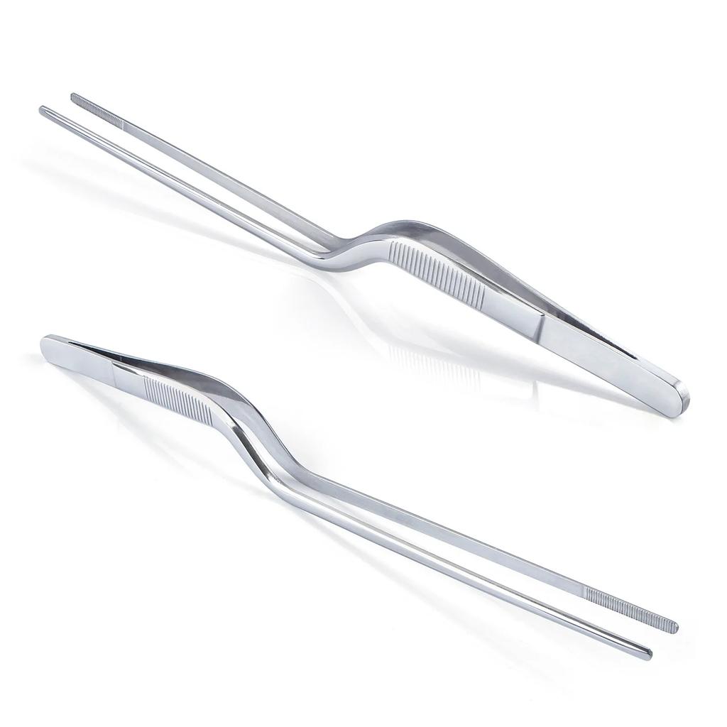 Kitchen tongs kitchen utensils BBQ Tweezer Food Clip kitchen Chief Tongs Stainless Steel Portable for Picnic Barbecue Cooking