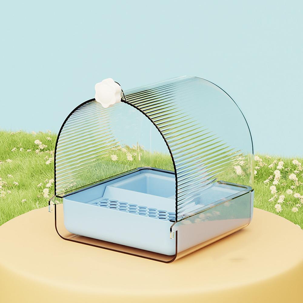 Bottom Drawer Parrot Bathtub Splash Proof Parrot Shower Box Bird Bathing Pool  Grooming Supplies