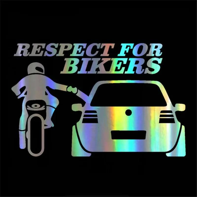 Respekt Pro Motorkáře Motocykly Reflexní Samolepky Motor Karoserie Helma Personalizovaná Vinylová Fólie Nálepka Motocyklové Tuningové Příslušenství