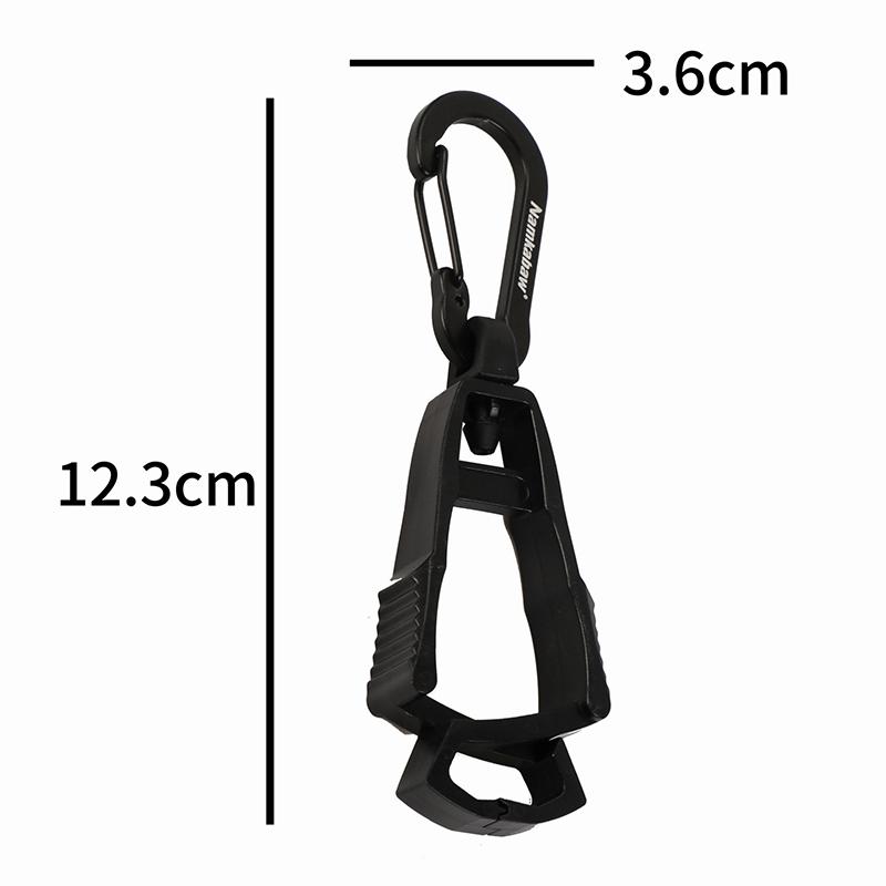 Outdoor Multifunctional Plastic Hook Buckle Safety Work Gloves Holder Anti-Drop Durable Glove Belt Clamp For Worker Construction