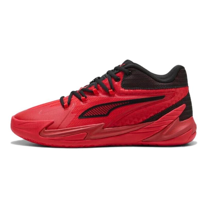 PUMA Dagger Unisex Low Top Basketball Shoes Red Black 311353-08