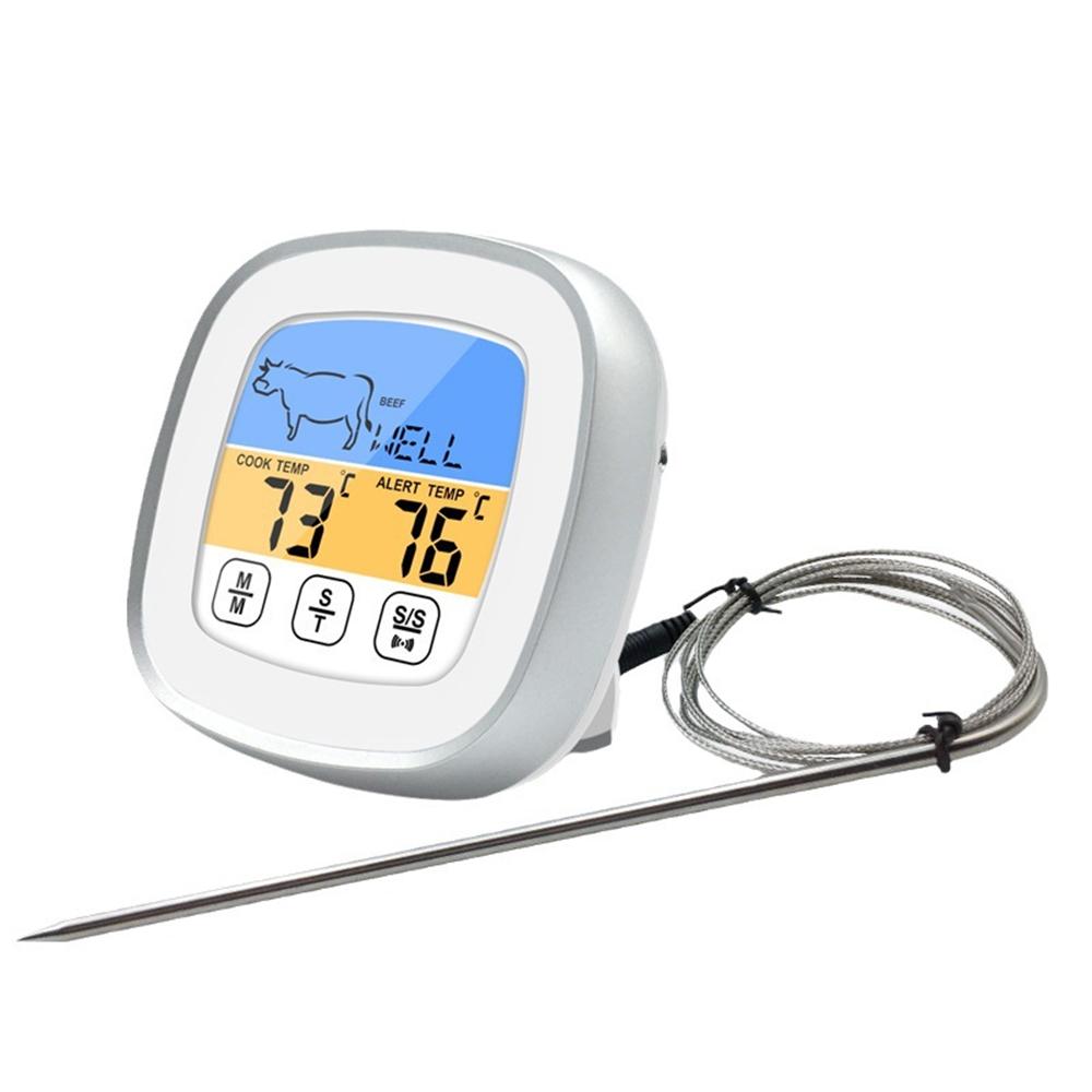 Digital Meat Kitchen Thermometer Stainless Waterproof Meat Temperature Probe Home Food Electronic Thermometer