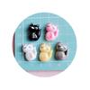 100Pcs Kawaii Cartoon Cat Flatback Resin Cabochons Scrapbooking for Phone Decoration DIY Jewelry Making Accessories