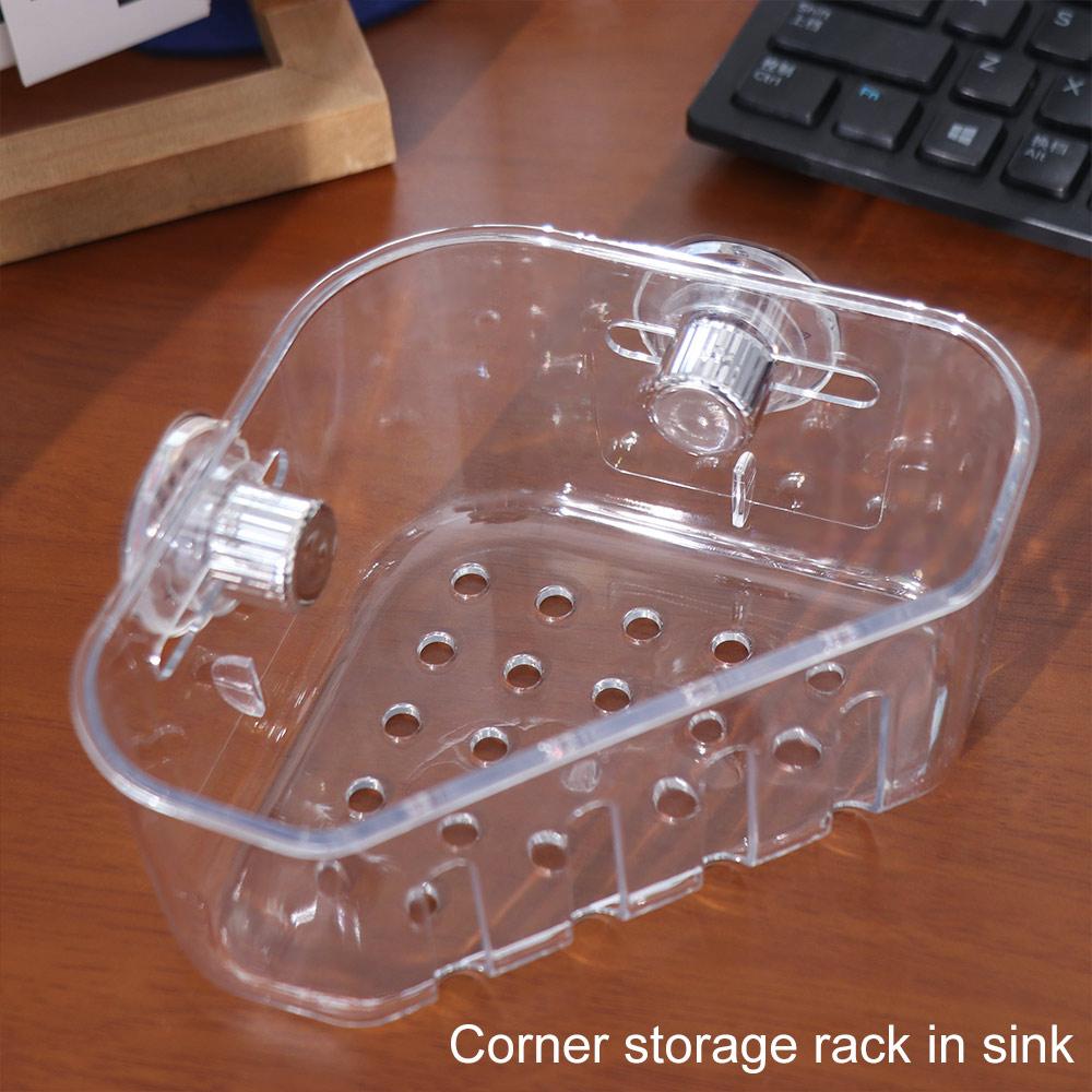 Multi functional Kitchen Sink Drain Racks Rotating Sponge Holder Sink Storage Basket  Laundry Room