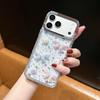 Iridescent Star Diamond Bow Case for Apple 17 Pro Max/Cute Simple Fit for Apple 16/12/11