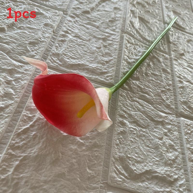 Soft Touch Pu Artificial Calla Lily For Home Styling Decoration Photography