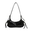 Portable Y2K Retro Shoulder Bag Bow Tie Cloth Armpit Bag Fashion Handbag Vintage Underarm Bag Shopping