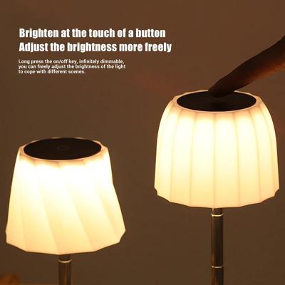 LED Table Decorative Lamps Night Lights Touch Dimmable Light Portable Table Bedside Lamps USB Rechargeable Night Lamp