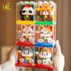 Cute Animal Mini Lucky Cat for Wealth Fortune Micro Model Building Block Cartoon Diamond Pets Bricks Decoration Toys