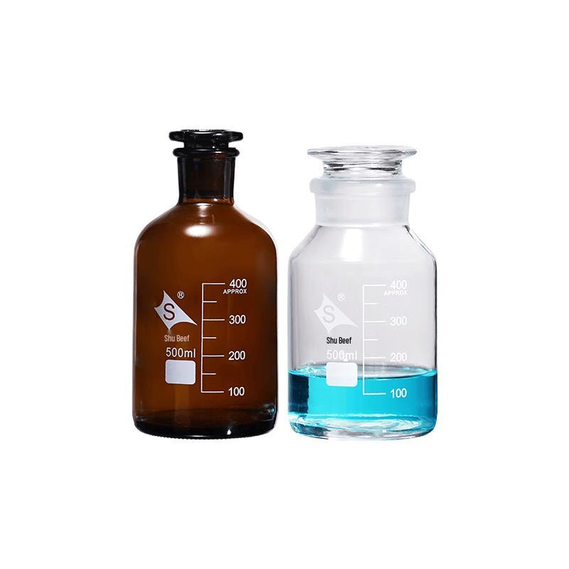 Shu Niu Frosted Glass Reagent Bottle 1000ml Neutral Small Mouth