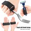 [Z]Aid Utensil Cuff Holder Strap Elastic Eating Assistance Cuff Spoons Forks Knife Fixing Band For Patients Elderly And Disabled