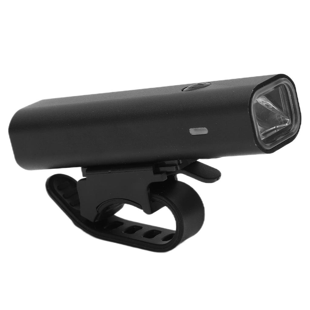 Bike Light Aluminum Alloy 4 Modes Waterproof Front Bicycle Light with Data Cable Bracket for Camping Hiking Riding