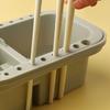 3 In 1 Paint Brush Cleaner Washer Multifunctional Painting Brush Washing Bucket Tool Basin Holder Tray Palette Lid