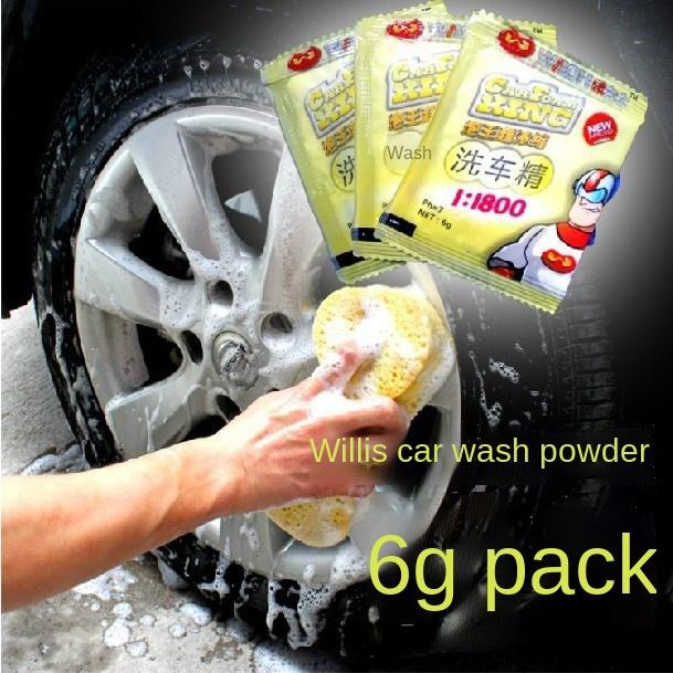 Eco-Friendly Car Wash Powder Concentrate with High Cleaning Power and Foaming Action, 1:1800 Ratio