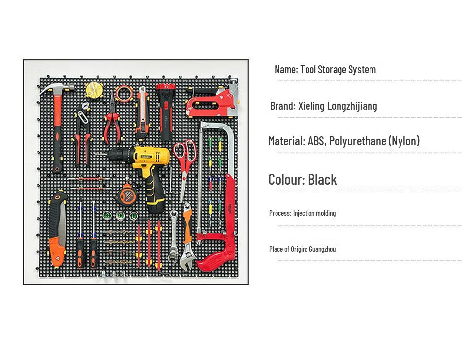 Universal Pegboard Tool Rack: Hardware Hanging Board & Display Shelf for Auto Repair