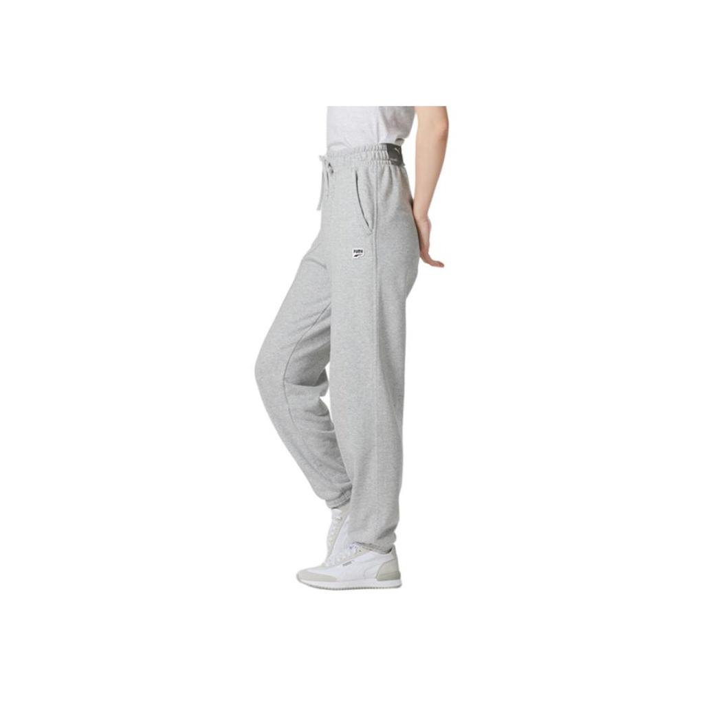 New PUMA Knitted Sweatpants Women's Gray 629303-04