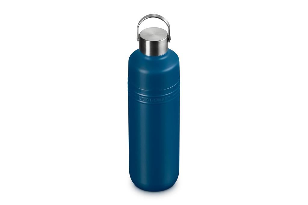 Le Creuset Water Large Deep Stainless Vacuum Wide Easy to Easy to On the Convenient to Carry Bottle, Bottle, Capacity, 1000ml, Teal, Steel, Insulated,