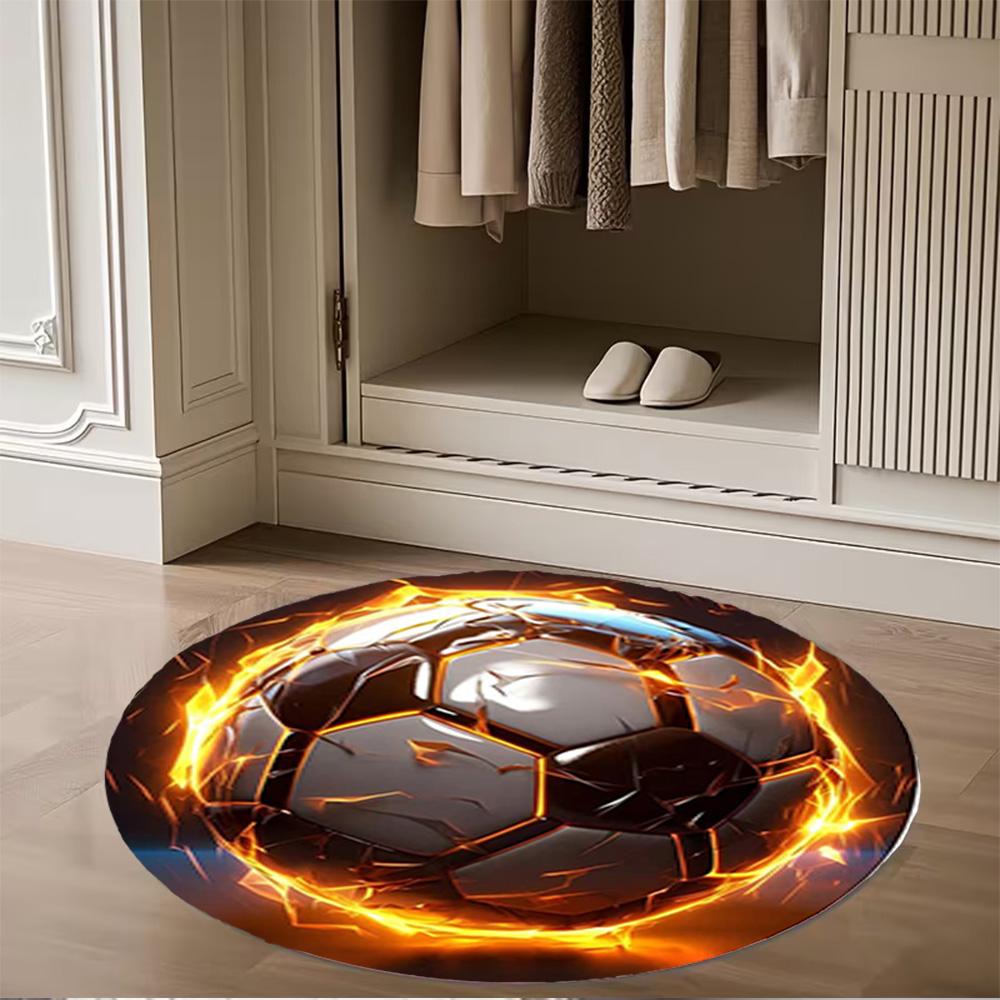 1 stuks Voetbal vloerkleed huis tapijt antislip ontwerp voor kantoor decoratie cadeau woonkamer slaapkamer