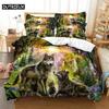 Luxury New 3D Print Love Wolf Comfortable Duvet Quilt Cover Pillowcase Bedding Set Children Bedroom Decoration Home Textile