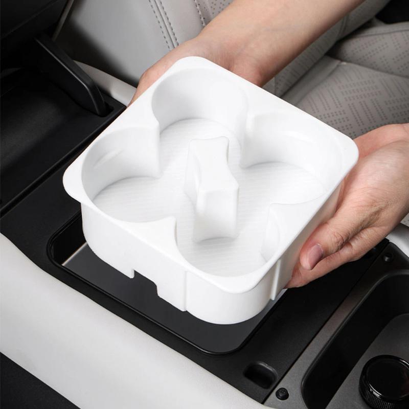 For BYD Leopard Titanium 3 Special Refrigerator Silicone Cup Pad Armrest Box StorageBox Interior Modification Supplies