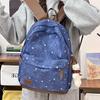 Schoolbag New Schoolbag Primary School Students Korean Version Ins Large Capacity Star Backpack Junior High School Girls Travel Small Backpack
