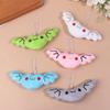 2 Stück Niedliche Stoffplüsch Fledermaus Schlüsselanhänger Halloween Mini Plüschpuppe Taschenanhänger Mehrfarbig Schlüsselzubehör Geschenk