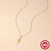 S925 Sterling Silver Element Design High-End Snake Necklace Female Zircon Splicing Creative Matching Chain