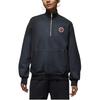 Logo Halber Reißverschluss Locker Langarm Sweatshirt Damen sweatshirt IO9532-010