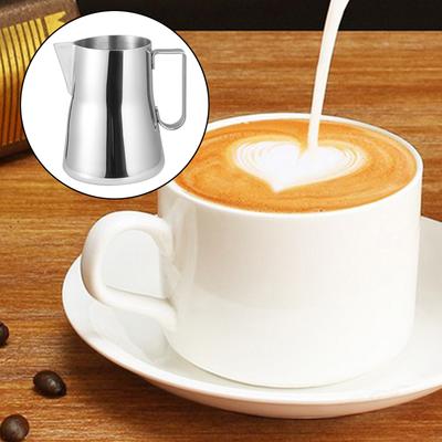 1 peça Copo de Aço Inoxidável para Espumar Leite Ferver Café Cappuccino Ferramenta