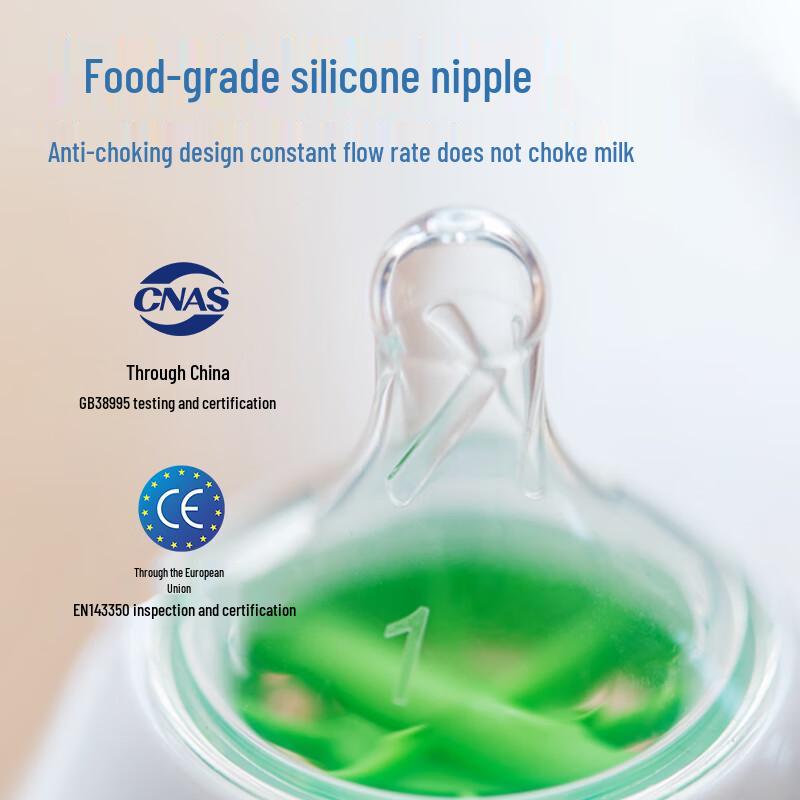 Dr. Brown's Anti-Colic Wide-Neck Glass Baby Bottle