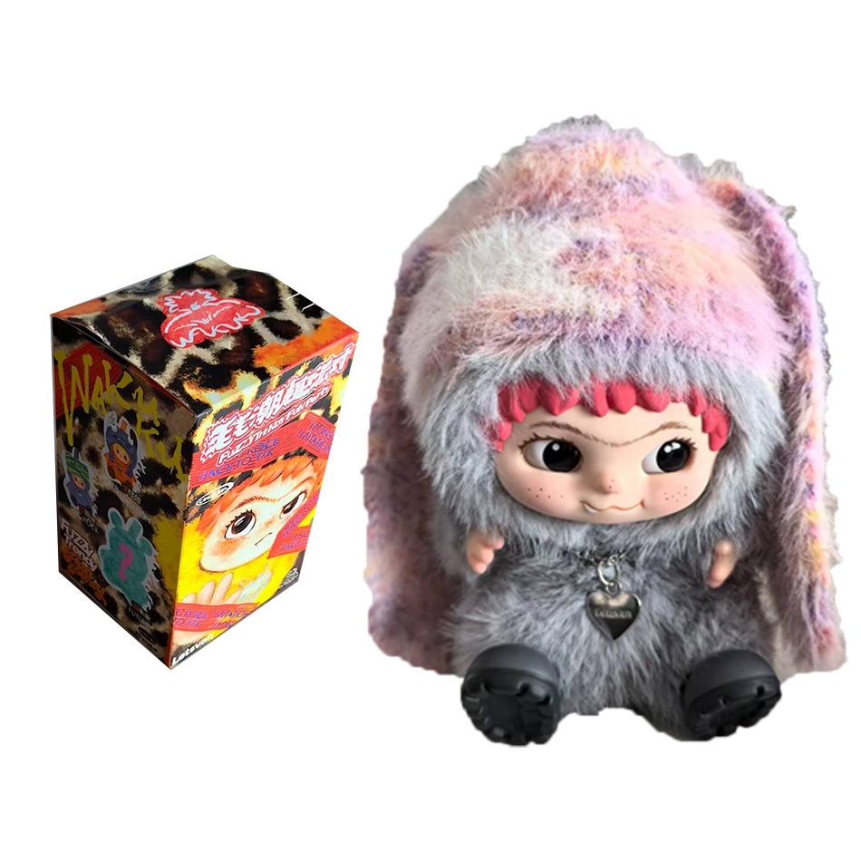 Genuine Letsvan Wakuku Mysterious Blind Box Fuzzy Trendy Fun Party Plush Collection Kid Toy Kawaii Figurine Doll Surprise Gift