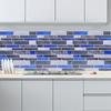 10 Pcs Bath Wall Stickers Home Decor Marble Pattern Tile Kitchen Bathroom Decorative