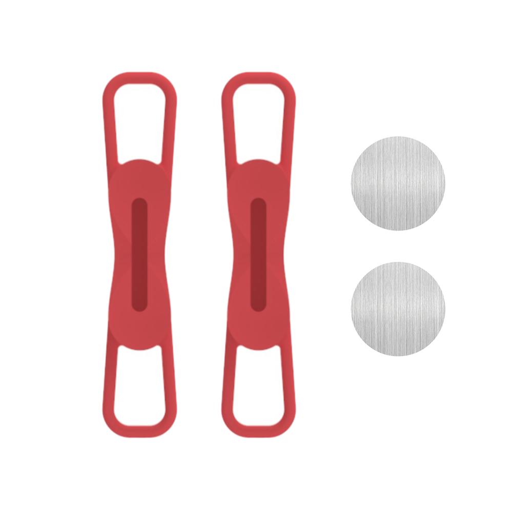 Silicone Adjustable Magnetic Pen Holder Clipper for Desk Refrigerator Whiteboards Office Desk Accessories