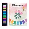 Watercolor Painting Book for Beginners Workbook Step-by-Step Guide Paint Stress-relief Coloring Set Nature-inspired Water Charming Butterfly Drawing