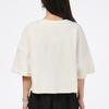 PUMA Embroidered Logo Casual Sports Breathable Short Sleeve Round Neck T-Shirt Women Tops Off-White 533212-73