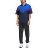 Adidas Ultimate365 Color Block Loose Breathable Comfortable Short Sleeve Polo Shirt Men Polo Shirts Royal-Blue IY5552