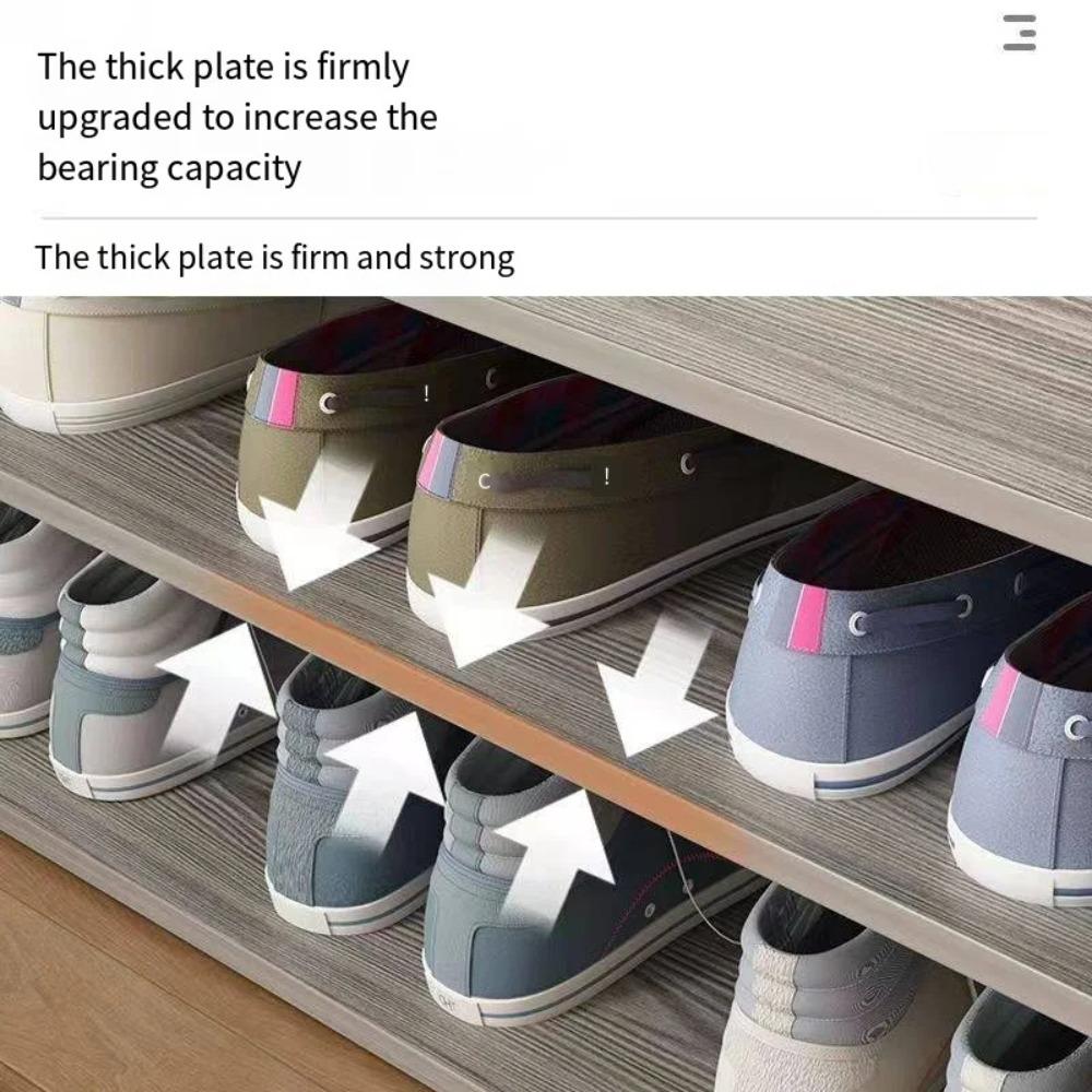 Entrance Shoe Changing Stool Convenient Wooden Shoe Cabinet Integrated Shoe Changing Stool High-end Feeling Shoe Changing Stool