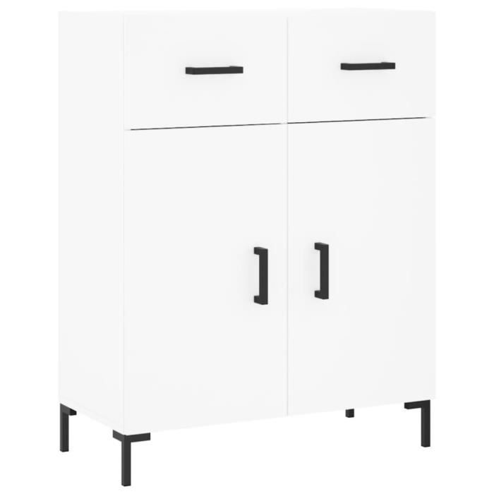 VidaXL Buffet blanc 69,5x34x90 cm bois d'ingénierie 827980