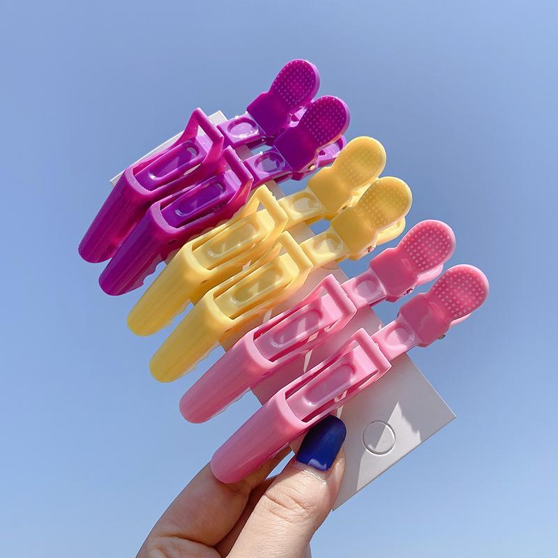 5/6Pcs Colorful Alligator Hair Clips Clamps Hairdressing Professional Salon Hair Grip Crocodile Hairpins Hair Barber Accessories