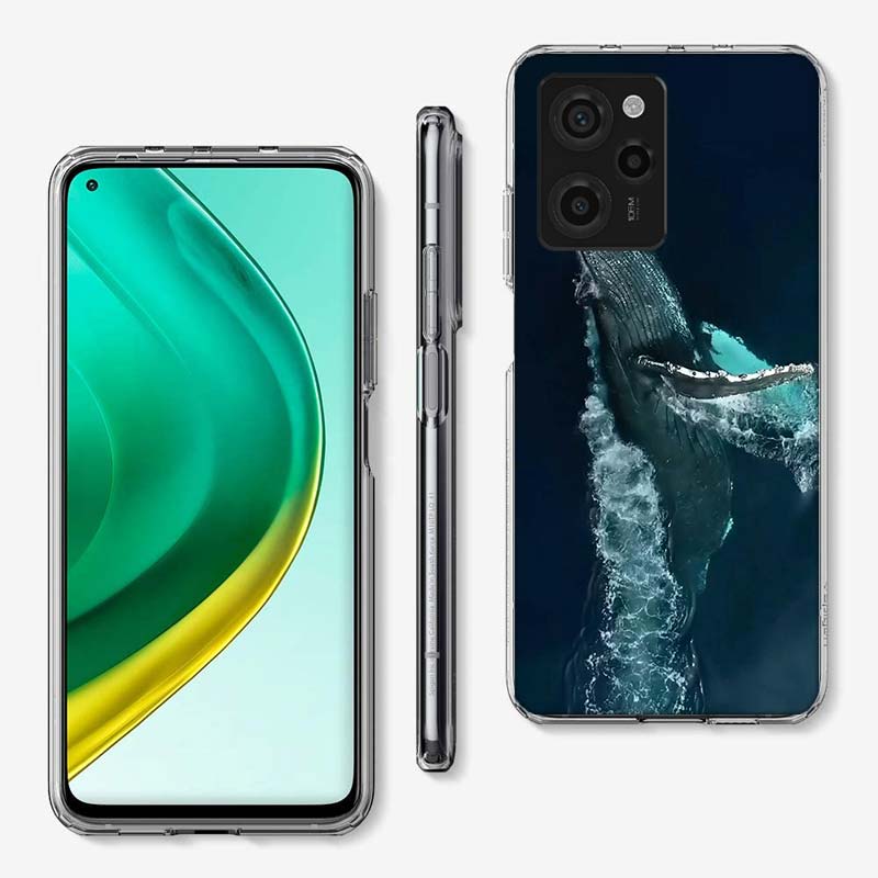 Whale Sea Giant Cover Phone Case For Xiaomi Poco M8 M7 M6 M4 M3 X7 X6 X4 Pro F7 Ultra M5S Mi 14 14T 15 15T 12T 10T Pro 12S 12 11