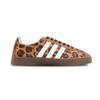 Adidas VL COURT 2.0 White Leopard Print Breathable Low top Skateboard Shoes Unisex Brown White HQ1802(Team634-)