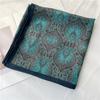110*110 Cm Square Silk Scarf Women's Fashion Printed Small Neck Scarf Office Women's Hair Belt Folar Handkerchief Women's Handkerchief Shawl Scarf