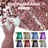 1 yard Pânză Plasă Transparentă cu Dantelă, Mărgele și Paiete pentru Rochie de Mireasă, Rochie de Seară de Lux, Prezentare de Modă, DIY, Pânză Tulle cu Paiete