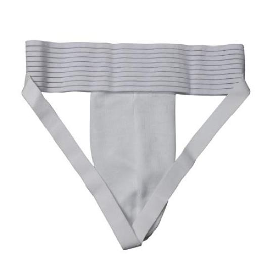 ISAMI Klassischer Hodenhalter M (mit Körbchen) l-672 (Weiß, (Taille 68-83cm))