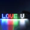 LED Sign Flexible Scrolling Panel 8 Display Actions RGB Multi-color Text APP