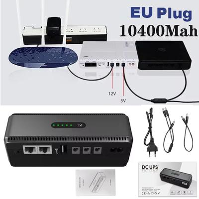 2025 Nouveau 8800/10400mAh Alimentation Sans Interruption DC UPS Routeur Fibre Optique Catégorie Intégré Adaptateur Alimentation de Secours 5V 9V 12V 24V