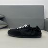 Summer new breathable mesh casual shoes flat bottom low top lace-up trendy blh